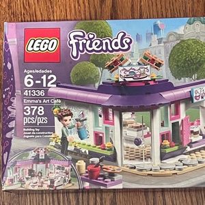 SOLD: New - LEGO FRIENDS: Emma's Art Cafe 41336 incl Ethan and Emma (Retired)
